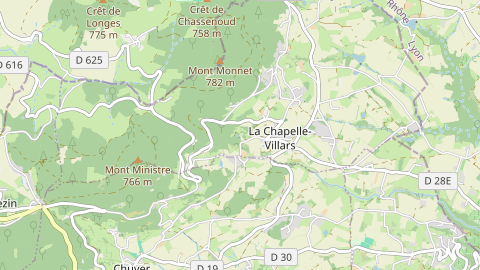 Carte de localisation de l'évènement