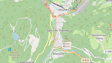 Carte de localisation de l'évènement