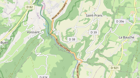 Carte de localisation de l'évènement