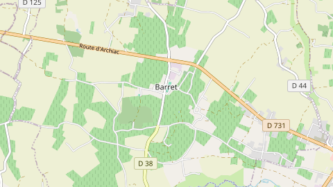 Carte de localisation de l'évènement