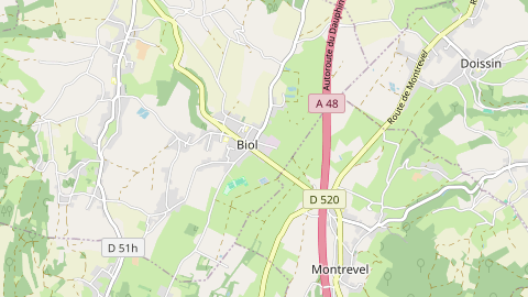 Carte de localisation de l'évènement