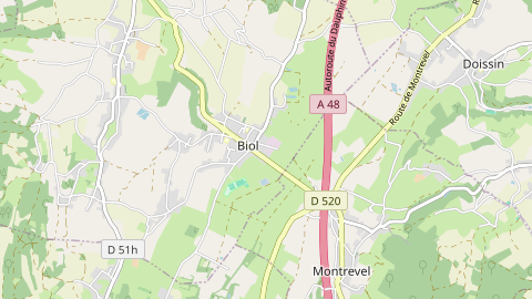 Carte de localisation de l'évènement
