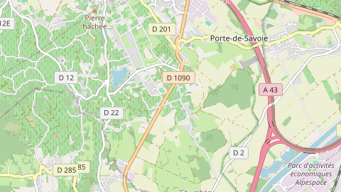 Carte de localisation de l'évènement