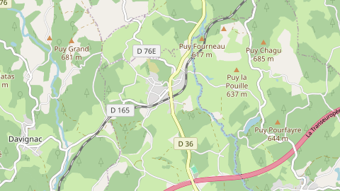 Carte de localisation de l'évènement