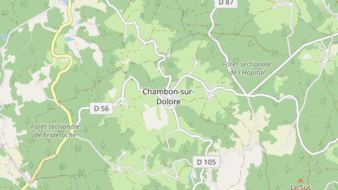 Carte de localisation de l'évènement