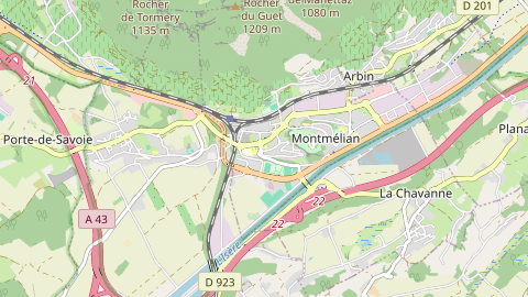 Carte de localisation de l'évènement