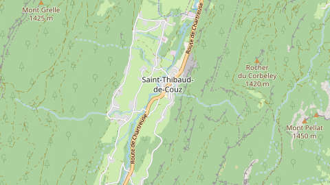 Carte de localisation de l'évènement