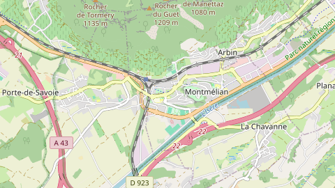Carte de localisation de l'évènement