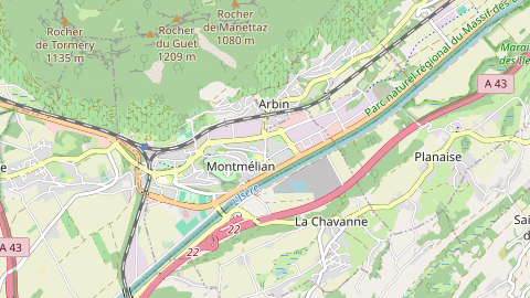 Carte de localisation de l'évènement