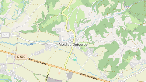 Carte de localisation de l'évènement