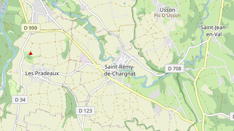 Carte de localisation de l'évènement