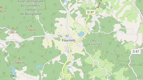 Carte de localisation de l'évènement