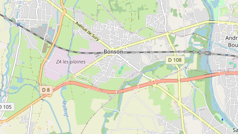 Carte de localisation de l'évènement