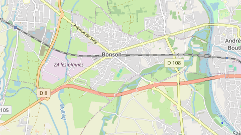 Carte de localisation de l'évènement