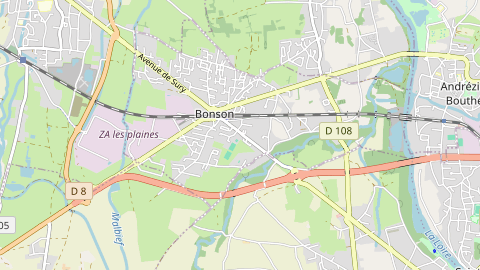 Carte de localisation de l'évènement