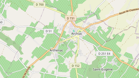 Carte de localisation de l'évènement