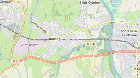 Carte de localisation de l'évènement