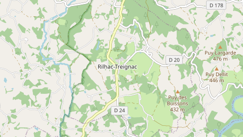 Carte de localisation de l'évènement