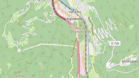 Carte de localisation de l'évènement