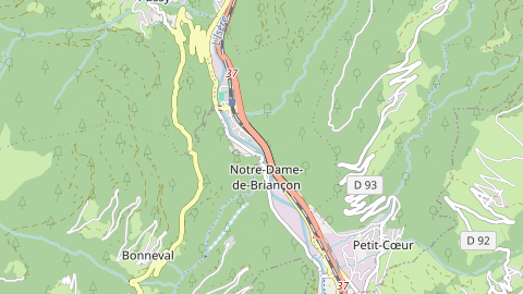 Carte de localisation de l'évènement