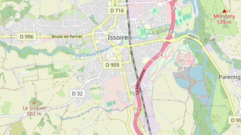 Carte de localisation de l'évènement