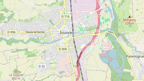 Carte de localisation de l'évènement
