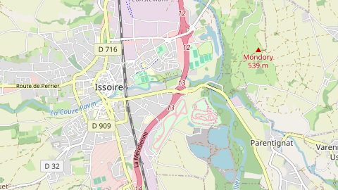 Carte de localisation de l'évènement