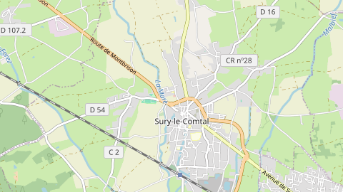 Carte de localisation de l'évènement