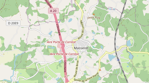 Carte de localisation de l'évènement