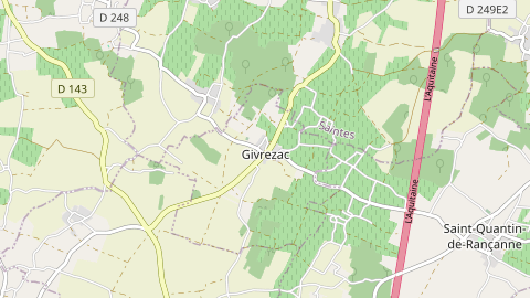 Carte de localisation de l'évènement