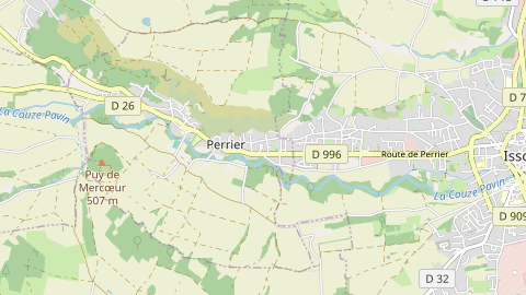 Carte de localisation de l'évènement