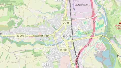 Carte de localisation de l'évènement