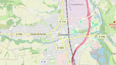 Carte de localisation de l'évènement