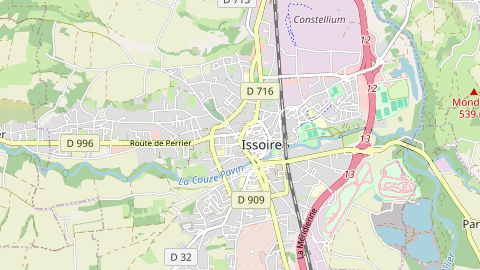Carte de localisation de l'évènement