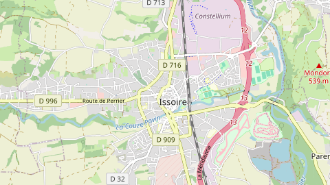 Carte de localisation de l'évènement