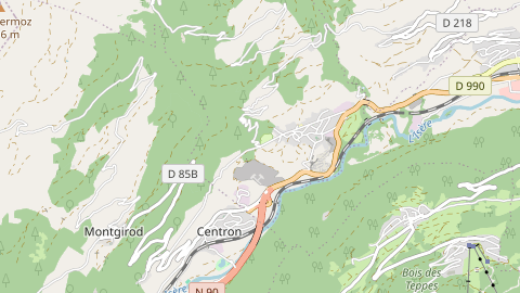 Carte de localisation de l'évènement