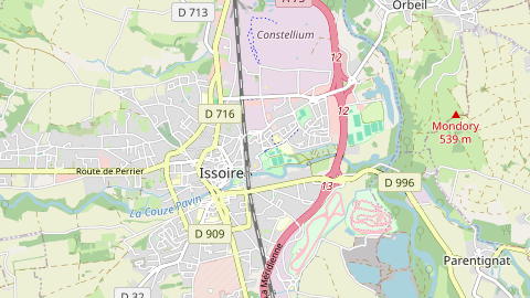 Carte de localisation de l'évènement