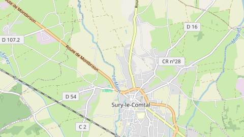 Carte de localisation de l'évènement