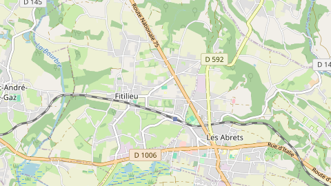 Carte de localisation de l'évènement