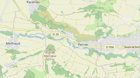 Carte de localisation de l'évènement