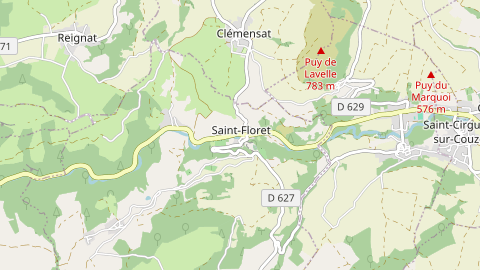 Carte de localisation de l'évènement