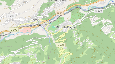 Carte de localisation de l'évènement