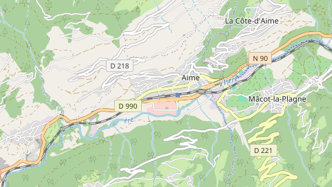 Carte de localisation de l'évènement