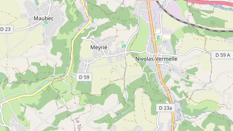Carte de localisation de l'évènement