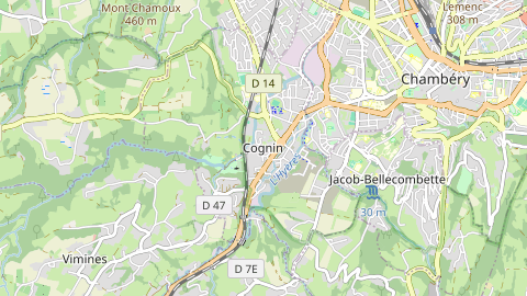 Carte de localisation de l'évènement