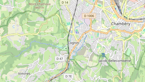 Carte de localisation de l'évènement