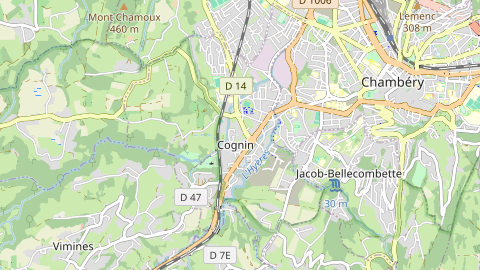 Carte de localisation de l'évènement