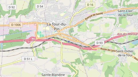 Carte de localisation de l'évènement