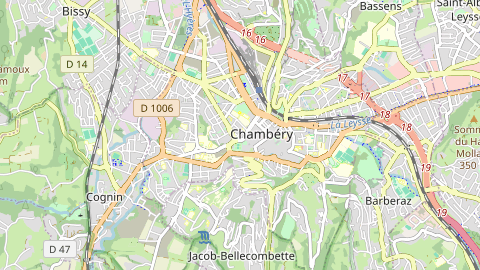 Carte de localisation de l'évènement