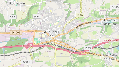 Carte de localisation de l'évènement